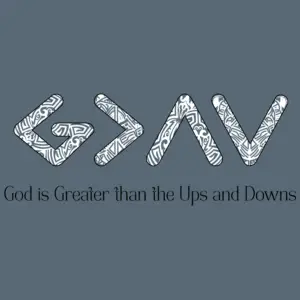 God is Great T-Shirt  Heather Slate