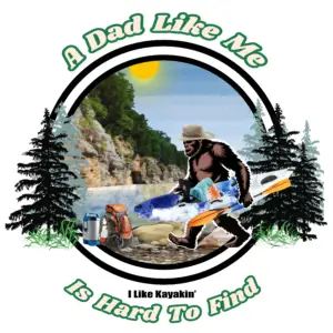 big muddy a dad like me kayaking baby blue