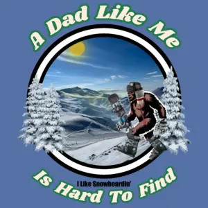 a dad like me snowboarding hoodie