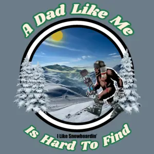 a dad like me snowboarding hoodie