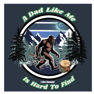 big muddy a dad like me choppin' t shirt navy