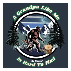 big muddy a dad like me choppin' t shirt navy