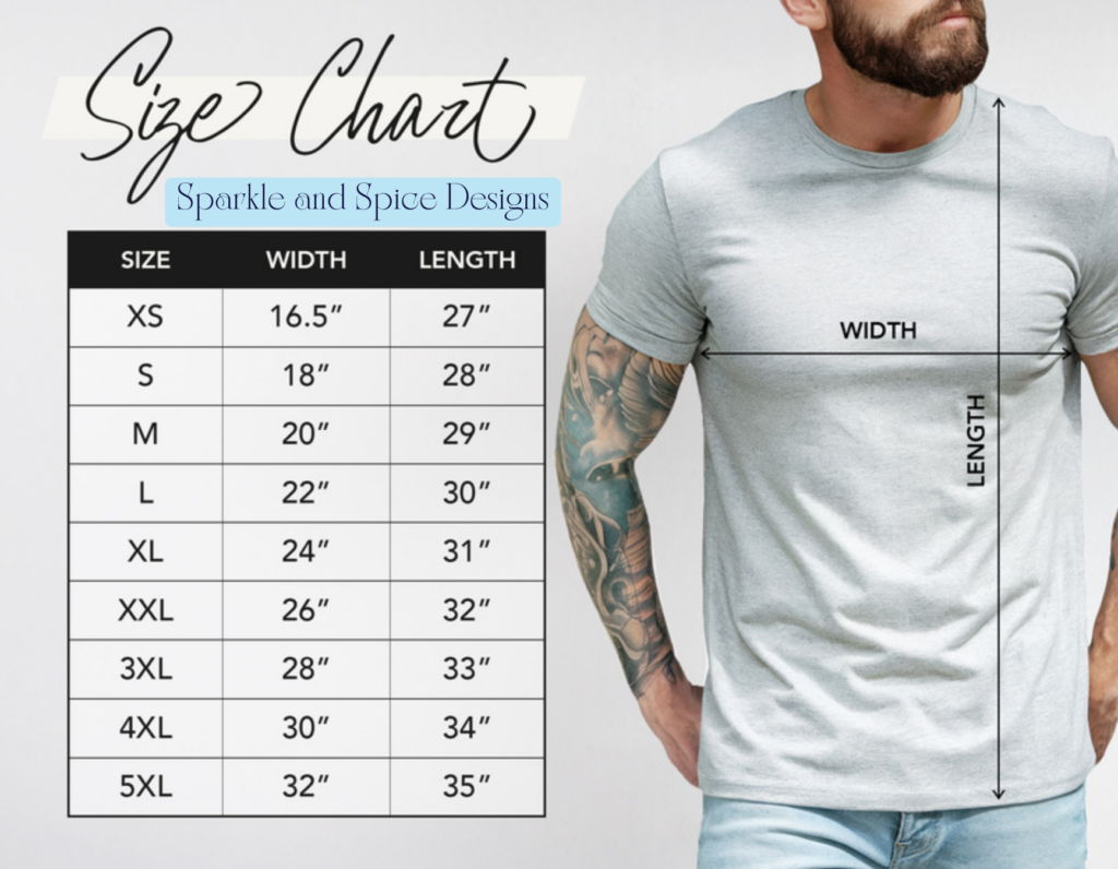 man sizing
